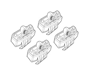 ΑΚΡΑ ΓΙΑ ΜΠΑΡΕΣ NORDRIVE ΓΙΑ KIA PICANTO 5D 5/11+ KIT