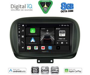 DIGITAL IQ BXF 18134_CPAA (9inc) MULTIMEDIA TABLET for FIAT 500Χ mod. 2014-2024