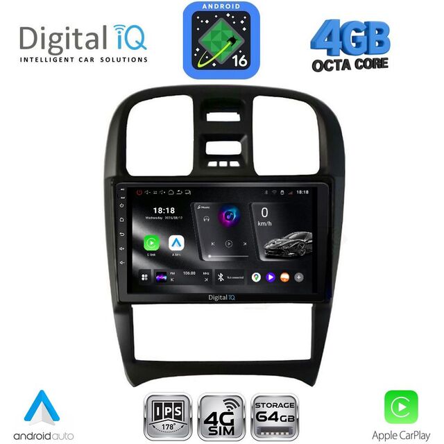 DIGITAL IQ RTG 6247_CPA (9inc) MULTIMEDIA TABLET for HYUNDAI SONATA mod. 2000-2006