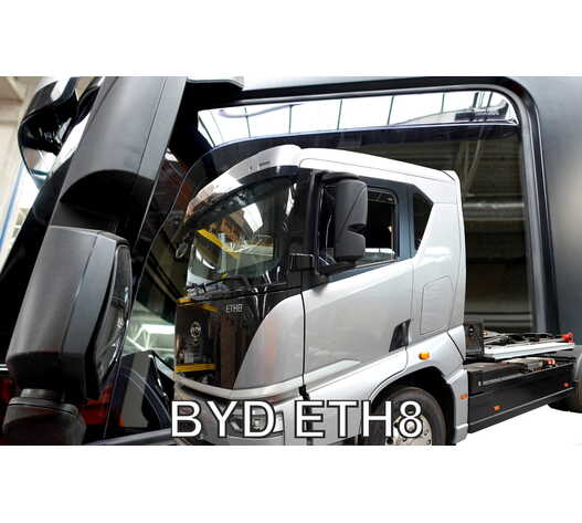 Heko - Ανεμοθραύστες Παραθύρων Για BYD ETH8 2023 > 2πορτο υλικό Acrylic Χρώμα Φιμέ - 2 τεμ. (ΑΝΕΜ.11301/TRUCK)