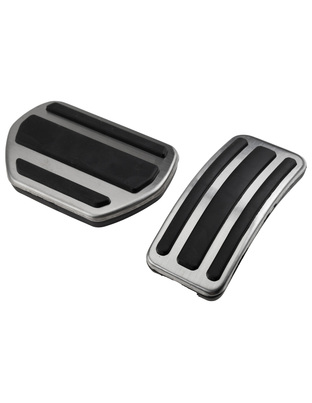 NTY - Σετ Πεντάλ για Αυτόματο Κιβώτιο για Citroen C3 / C4 / DS3 / DS4 και Peugeot 207 / 208 / 301 / 307 / 308 / 2008 με αντιολισθητική επιφάνεια για σταθερό πάτημα - 1 Σετ (EZC-PE-111)