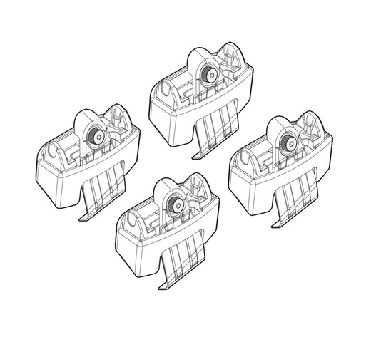 ΑΚΡΑ ΓΙΑ ΜΠΑΡΕΣ NORDRIVE ΓΙΑ KIA RIO 5D 9/11+ KIT