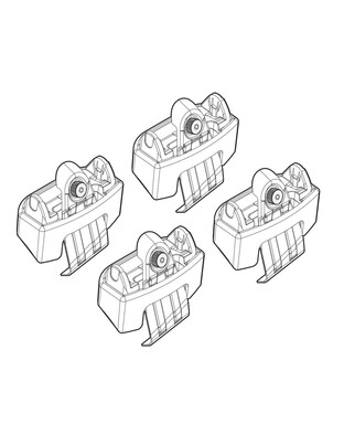 ΑΚΡΑ ΓΙΑ ΜΠΑΡΕΣ NORDRIVE ΓΙΑ KIA RIO 5D 9/11+ KIT