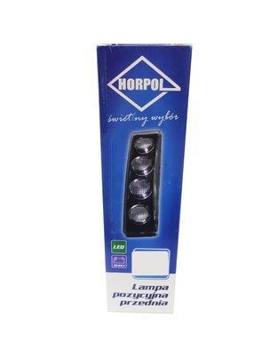DRL HOR64 12/24V ΠΡΟΣΘΕΤΟ DAYTIME ΔΙΕΘΝΗ ΜΕ 4LED 0,5W 181x48mm ΜΑΥΡΟ ΜΕ ΦΙΣ 1ΤΕΜ