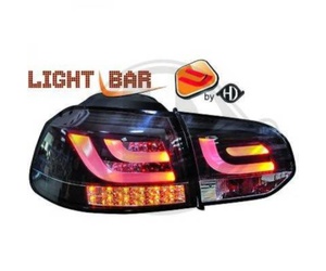 ΦΑΝΑΡΙΑ ΓΙΑ VW GOLF 6 3/5D 10.08+ BLACK LIGHTBAR DIEDERICHS