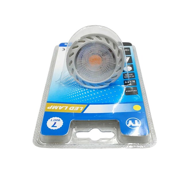 ΛΑΜΠΑ LED 7W ΘΕΡΜΟ ΦΩΣ GU5.3-7W-1