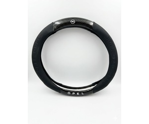 Κάλυμμα τιμονιού δερματίνη/look carbon 38cm - Opel