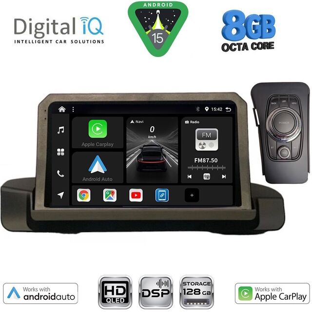 DIGITAL IQ BXF 7044_CPAA (9inc) MULTIMEDIA TABLET for BMW S.3 (E90-91-92) mod. 2005-2012