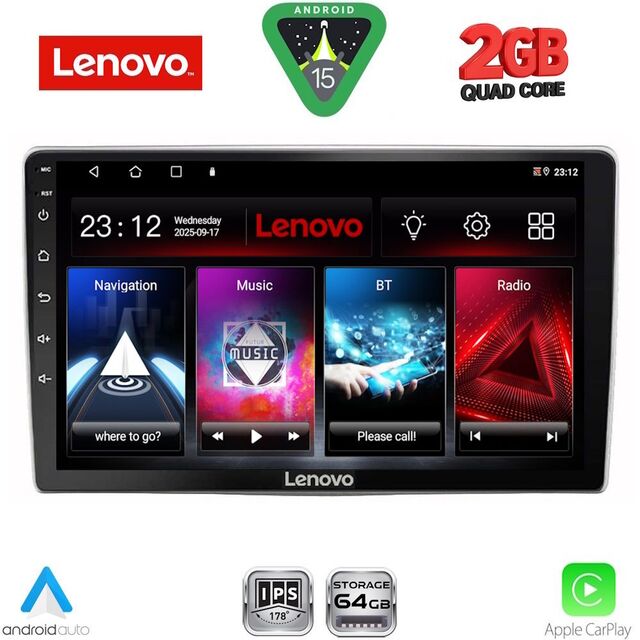LENOVO LVD 2028_CPA (9inc) MULTIMEDIA TABLET for ALFA ROMEO MITO mod. 2008-2018