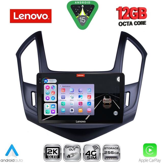 LENOVO SSZ 12076B_CPA (9inc) MULTIMEDIA TABLET for CHEVROLET CRUZE mod. 2013-2015