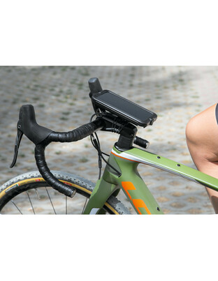 Βάση Στήριξης Κινητού Bike της σειράς Optiline για Τιμόνι Μηχανής, Ποδηλάτου, E-bike, Scooter με διάμετρο από 19 mm έως 35 mm με ρυθμιζόμενους EPDM ιμάντες δέσης και σύστημα Duolock, συμβατή με Θήκες ή Αντάπτορες Κινητού Optiline
