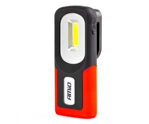 Amio - ΦΑΚΟΣ ΕΡΓΑΣΙΑΣ ΧΕΙΡΟΣ ΜΕ ΓΑΝΤΖΟ/ΜΑΓΝΗΤΗ MICRO USB COB LED 1200mAh 50x31x117mm - 1 τεμ. (02816/AM)