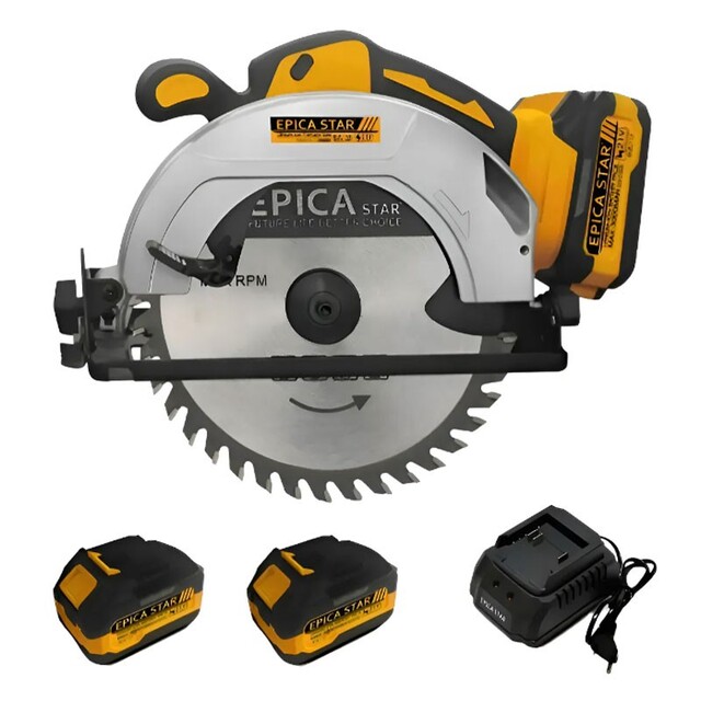 EPICA STAR ΦΟΡΗΤΟ ΔΙΣΚΟΠΡΙΟΝΟ ΜΕ 2 ΜΠΑΤΑΡΙΕΣ 21V EP-10115