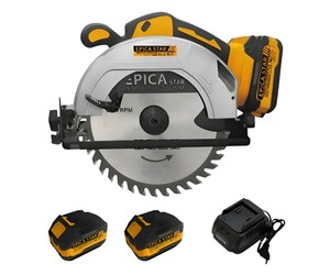 EPICA STAR ΦΟΡΗΤΟ ΔΙΣΚΟΠΡΙΟΝΟ ΜΕ 2 ΜΠΑΤΑΡΙΕΣ 21V EP-10115