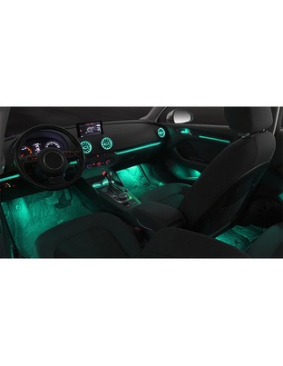 DIQ AMBIENT AUDI A3 (8V) DYN Dragon Scale Style (Digital iQ Dynamic Ambient Light Audi A3 mod. 2013-2021, 25 Lights with Airvent)