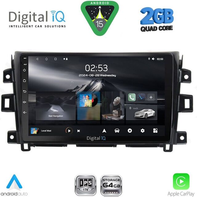 DIGITAL IQ RSD 1456_CPA (10inc) MULTIMEDIA TABLET for NISSAN NAVARA mod. 2016-2025