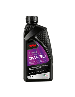 ΛΑΔΙ ΚΙΝΗΤΗΡΑ OW-30 SIRIO SINT PLUS EC ΣΥΝΘΕΤΙΚΟ ACEA C3 ENERGY CONSERVING 1L LAMPA - 1 ΤΕΜ.