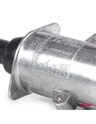 Amio – Πρίζα Κοτσαδόρου 24V 7PIN Type N Αλουμινίου Heavy Duty για Ασφαλή Σύνδεση & Καθημερινή Χρήση – 1 Τεμ. (04790/AM)