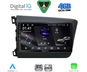 DIGITAL IQ RSG 61904D_CPA (9inc) MULTIMEDIA TABLET for HONDA CIVIC 4Doors mod. 2012-2016