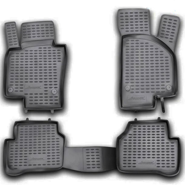 ΠΑΤΑΚΙΑ ΣΕ ΣΚΑΦΗ TPE ΛΑΣΤΙΧΟ ΓΙΑ VW PASSAT 03/2005-12/2010  ΣΕ ΜΑΥΡΟ ΧΡΩΜΑ NOVLINE - 4 ΤΕΜ.