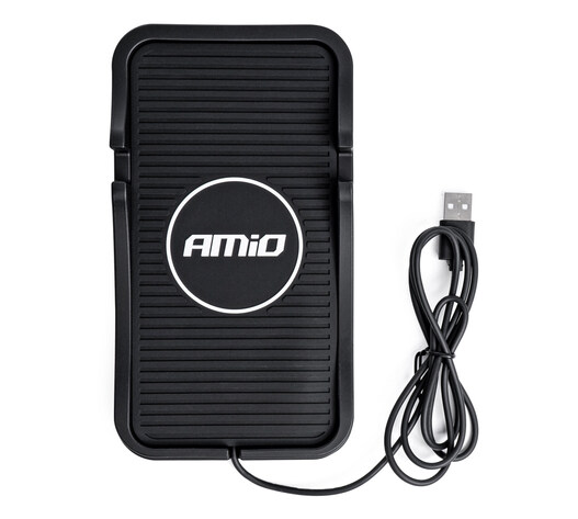 Amio - ΠΑΝΕΛ ΑΣΥΡΜΑΤΗΣ ΦΟΡΤΙΣΗΣ ΚΙΝΗΤΟΥ 3A 15W 186x103mm - 1 TEM. (03145/AM)