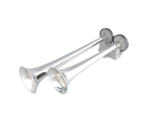 ΚΟΡΝΑ ΔΙΠΛΗ ΗΛΕΚΤΡΙΚΗ 125dB 24V 15A 35+30cm (2 ΗΧΟΙ)