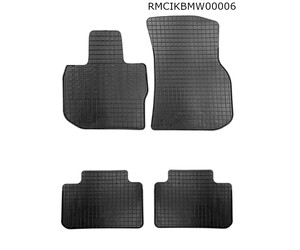 Cik - ΠΑΤΑΚΙΑ ΑΥΤΟΚΙΝΗΤΟΥ ΑΠΟ ΛΑΣΤΙΧΟ ΓΙΑ BMW X3 2017+ ΣΕ ΜΑΥΡΟ ΧΡΩΜΑ ΧΩΡΙΣ ΚΟΥΜΠΩΜΑΤΑ - 4 ΤΕΜ. (RM.BM.0006/CK)