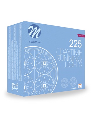 DRL 225se 12V OSRAM ΠΡΟΣΘΕΤΟ DAYTIME ΔΙΕΘΝΗ OSRAM ΜΕ 2x4HP LED ΣΤΡΟΓΓΥΛΟ 70x36mm 2ΤΕΜ. M-TECH