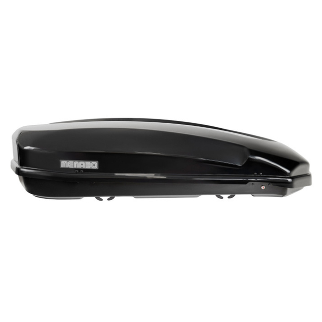 Menabo - Μπαγκαζιέρα Οροφής Satellite 600 Duo Black Crab με Δαγκάνες σε Μαύρο Γυαλιστερό Χρώμα από ABS Πλαστικό με Διαστάσεις 197,6x94,1x46,7 cm - 1 Τεμ. (16920/MB)