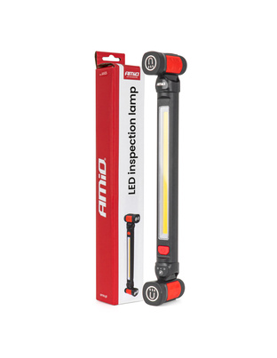 Amio – Φακός Εργασίας LED COB 10W USB-C 4400mAh με Διπλό Γάντζο & Μαγνήτη για Ισχυρό Φωτισμό & Μέγιστη Ευελιξία – 1 Τεμ. (04505/AM)