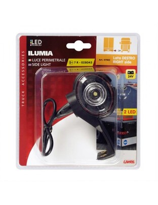 ΦΩΣ ΟΓΚΟΥ ΦΟΡΤΗΓΟΥ ILUMIA L 24V 2LED ΛΕΥΚΟ/ΚΟΚΚΙΝΟ ΔΕΞΙ 1ΤΕΜ.