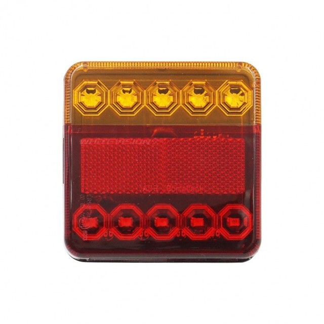LED ΟΠΙΣΘΙΟ ΦΑΝΑΡΙ ΚΟΚΚΙΝΟ & ΚΙΤΡΙΝΟ 12V KX093-1