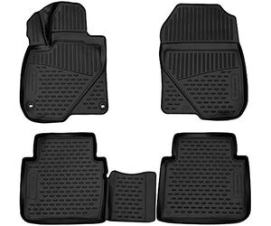 ΠΑΤΑΚΙΑ ΣΕ ΣΚΑΦΗ TPE ΛΑΣΤΙΧΟ ΓΙΑ MITSUBISHI OUTLANDER 5D 2012+  ΣΕ ΜΑΥΡΟ ΧΡΩΜΑ NOVLINE - 4 ΤΕΜ.