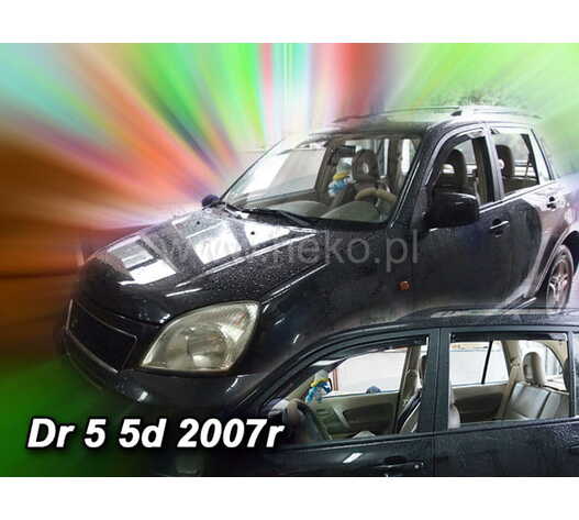 ΑΝΕΜΟΘΡΑΥΣΤΕΣ ΓΙΑ DR 5 MOTOR 5D 2007+ ΣΕΤ ΑΥΤΟΚΙΝΗΤΟΥ ΑΠΟ ΕΥΚΑΜΠΤΟ ΦΙΜΕ ΠΛΑΣΤΙΚΟ HEKO - 4 ΤΕΜ.