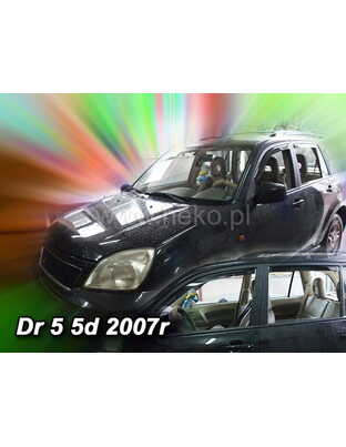 ΑΝΕΜΟΘΡΑΥΣΤΕΣ ΓΙΑ DR 5 MOTOR 5D 2007+ ΣΕΤ ΑΥΤΟΚΙΝΗΤΟΥ ΑΠΟ ΕΥΚΑΜΠΤΟ ΦΙΜΕ ΠΛΑΣΤΙΚΟ HEKO - 4 ΤΕΜ.