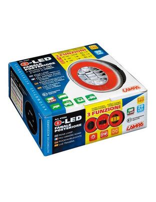 ΦΩΣ ΦΟΡΤΗΓΟΥ ΠΙΣΩ 12/24V O-LED 29LED 3 ΧΡΗΣΕΩΝ ΣΤΡΟΓΓΥΛΟ 140mm 1ΤΕΜ.