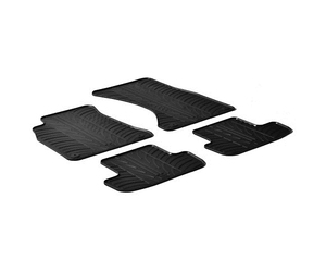 LAMPA - ΠΑΤΑΚΙΑ ΑΥΤΟΚΙΝΗΤΟΥ ΑΠΟ ΛΑΣΤΙΧΟ ΓΙΑ AUDI A5 CABRIO 03/2005-02/2017 / A5 COUPE 3D 06/2007-08/2016 ΣΕ ΜΑΥΡΟ ΧΡΩΜΑ ME ΚΟΥΜΠΩΜΑΤΑ - 4 ΤΕΜ.