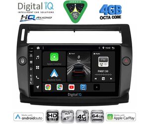 DIGITAL IQ BXK 19084BL_CPAA (9inc) MULTIMEDIA TABLET for CITROEN C4  mod. 2004-2011 (BLACK)