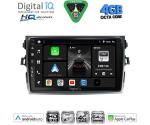 DIGITAL IQ BXK 19713_CPAA (9inc) MULTIMEDIA TABLET for TOYOTA COROLLA 4D mod. 2006-2012