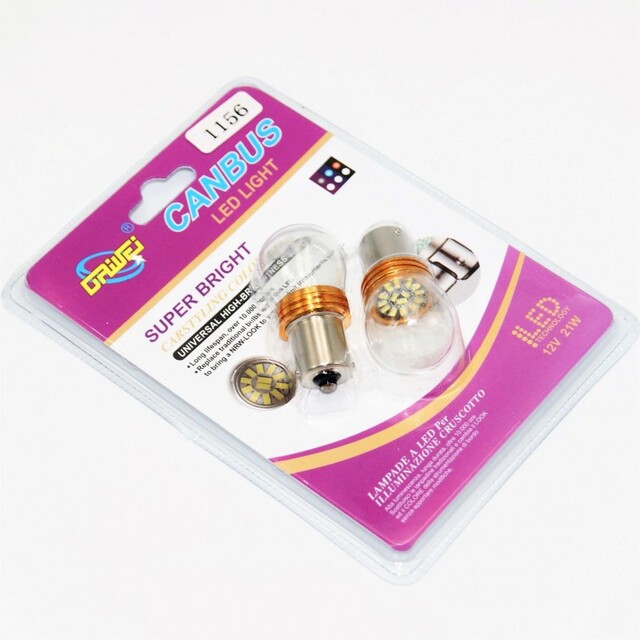 ΛΑΜΠΑ LED ΑΥΤΟΚΙΝΗΤΟΥ CANBUS 1156 12V 21W AU-LI-3654