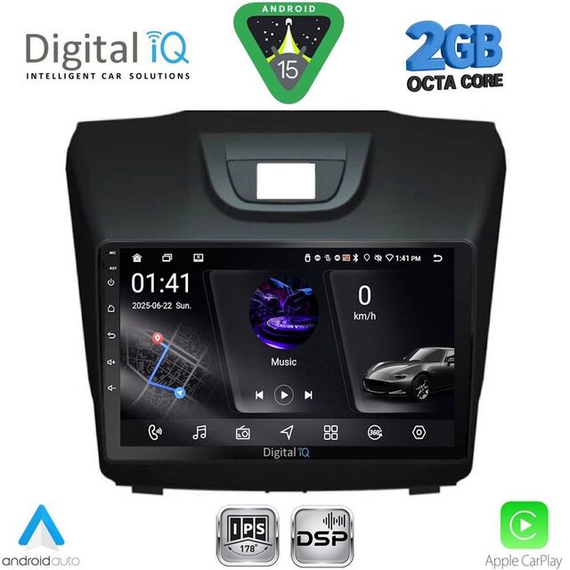 DIGITAL IQ RSF 4255_CPA (9inc) MULTIMEDIA TABLET for ISUZU DMAX mod. 2012-2020