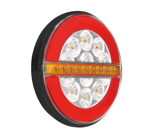 ΦΩΣ ΠΙΣΩ ΑΡΙΣΤΕΡΟ 12/24V DYNAMIC-O 140 mm ΜΕ 29 LED 3 ΧΡΗΣΕΙΣ ΘΕΣΕΩΣ/ΦΛΑΣ/STOP (ΚΟΚΚΙΝΟ/ΠΟΡΤΟΚΑΛΙ/ΛΕΥΚΟ) - 1 ΤΕΜ.