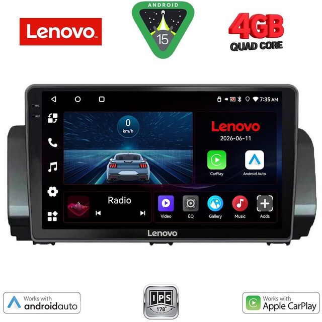 LENOVO LVE 8109_CPAA (10inc) MULTIMEDIA TABLET for DACIA LOGAN - SANDERO - JOGGER mod. 2020-2026