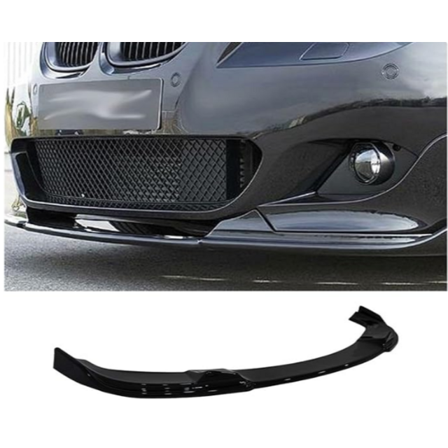 Lip spoiler μπροστινό μαύρο γυαλιστερό - Bmw E60 M technik 2003-2010