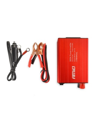 Amio - INVERTER 24-230V max300W-peak600W ME 2 USB – 1 ΤΕΜ. (02471/AM)