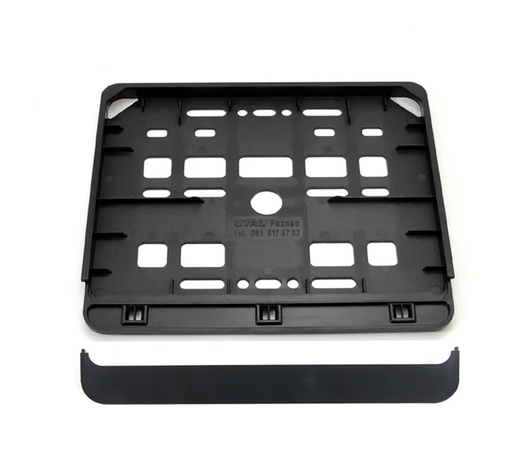 Amio - Πλαστικό Πλαίσιο Πινακίδας Moto (Μαύρο) 150x190 mm – 1 Τεμ. (01166/AM)