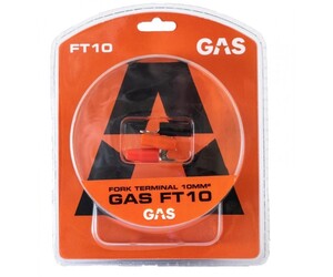 FT10 GAS AUDIO ΑΚΡΟΔΕΚΤΗΣ ΗΧΕΙΩΝ ΕΩΣ 10mm²  ΖΕΥΓΟΣ