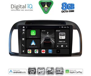 DIGITAL IQ BXK 20457BL_CPAA (9inc) MULTIMEDIA TABLET for NISSAN MICRA K12 mod. 2002-2010 (BLACK)