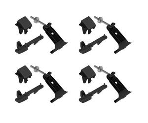 CLAMP KIT ΑΚΡΑ (ΠΟΔΙΑ) ΓΙΑ ΜΠΑΡΕΣ SNAP ECOSPORTS K-5 NORDRIVE - 4 TEM.