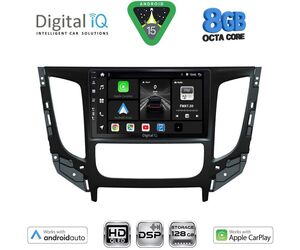 DIGITAL IQ BXF 18437_CPAA CLIMA (9inc) MULTIMEDIA TABLET for MITSUBISHI L200 mod. 2015-2019 with CLIMA